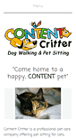 Mobile Screenshot of contentcritter.com